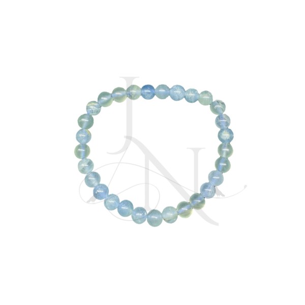Bracelet Calcite bleue 6mm - Qualité AAA