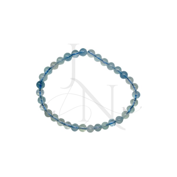 Bracelet Aigue Marine 6mm - Brésil - Qualité AA+