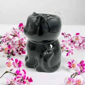 Bruleur a Fondant Noir - Forme Chat