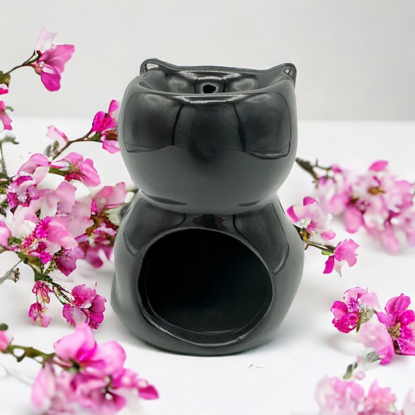 Bruleur a Fondant Noir - Forme Chat