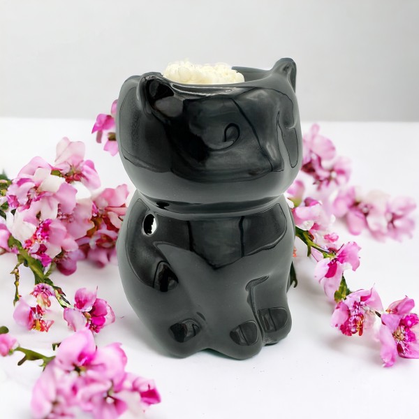 Bruleur a Fondant Noir - Forme Chat
