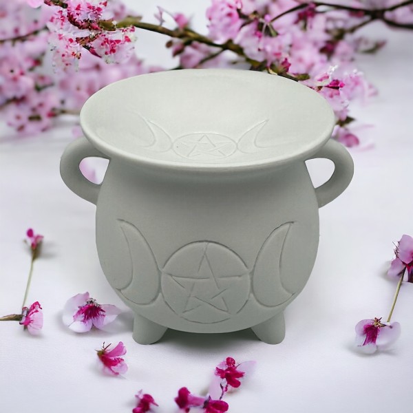 Bruleur a Fondant - Chaudron Blanc Triple Lune