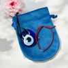 Pochon Protecteur Oeil de Nazar + Bracelet Rouge