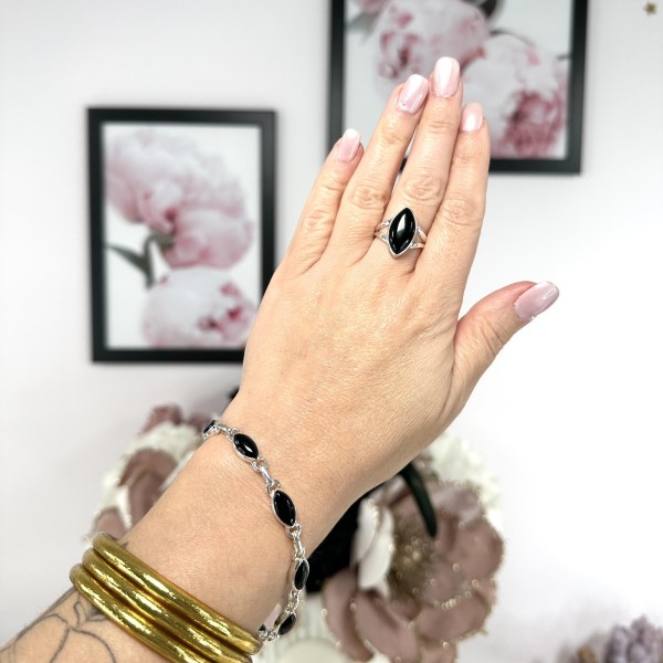 Bague Onyx Noire