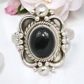 Bague Onyx Noire