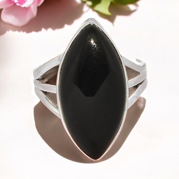 Bague Onyx Noire