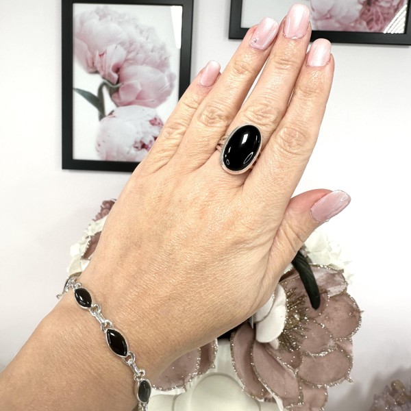 Bague Onyx Noire