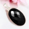 Pendentif Onyx Noire