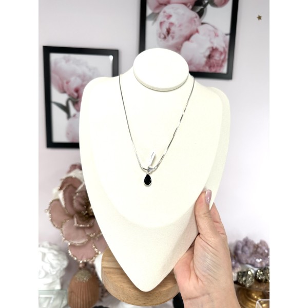 Pendentif Onyx Noire