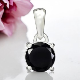 Pendentif Onyx Noire