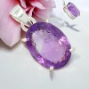 Pendentif Amethyste Facetté