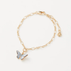 Pendentif Papillon Bleu