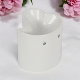 Bruleur a Fondant Blanc - Forme Coeur