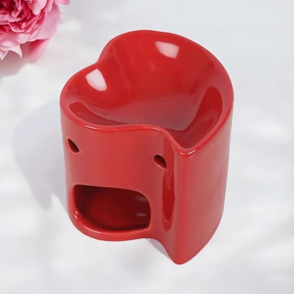 Bruleur a Fondant Rouge - Forme Coeur