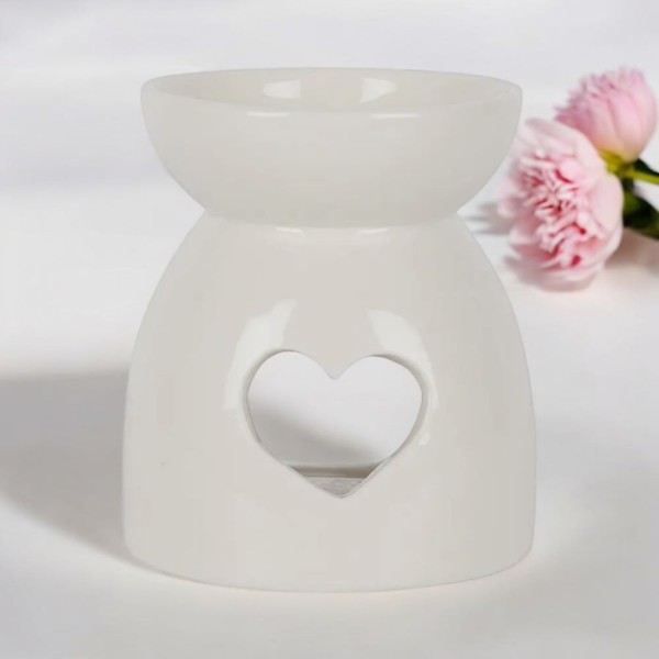 Bruleur a Fondant Blanc - Coeur